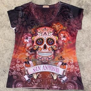San Antonio Sugar Skull Tee